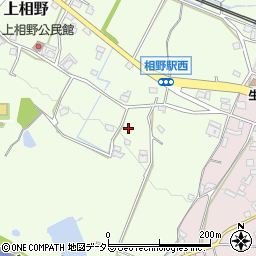兵庫県三田市上相野239周辺の地図