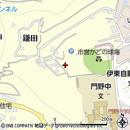 静岡県伊東市鎌田1268周辺の地図