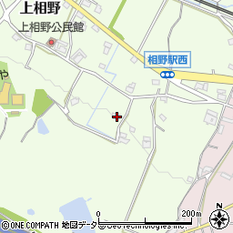 兵庫県三田市上相野288周辺の地図
