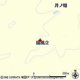 愛知県岡崎市秦梨町（揚風立）周辺の地図
