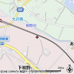 兵庫県三田市下相野229周辺の地図