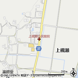 上槻瀬公民館前周辺の地図