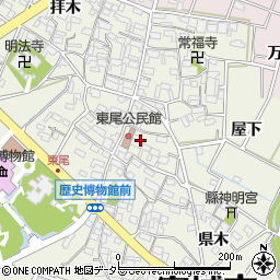 愛知県安城市安城町横町10周辺の地図