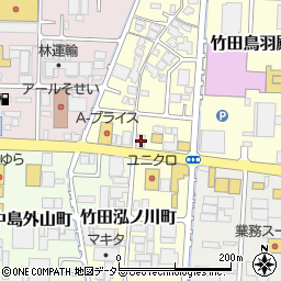 京都銀行下鳥羽支店 ＡＴＭ周辺の地図