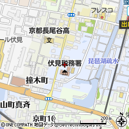 京都府京都市伏見区鑓屋町1074周辺の地図