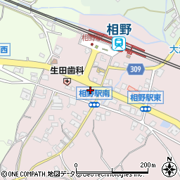 兵庫県三田市下相野369周辺の地図