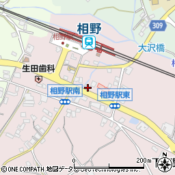 兵庫県三田市下相野319-22周辺の地図
