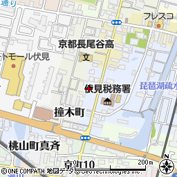 京都府京都市伏見区鑓屋町1100周辺の地図