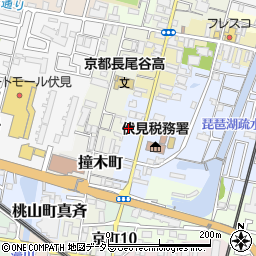 京都府京都市伏見区鑓屋町1100周辺の地図