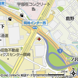 愛知県岡崎市大平町石丸周辺の地図