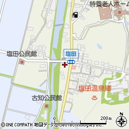 兵庫県姫路市夢前町塩田129周辺の地図