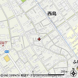 静岡県静岡市駿河区西島317-4周辺の地図