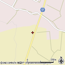 広島県庄原市東城町川鳥1305周辺の地図