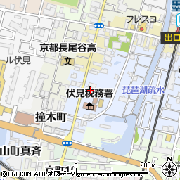 京都府京都市伏見区鑓屋町1070-1周辺の地図