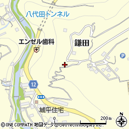 静岡県伊東市鎌田1265-46周辺の地図