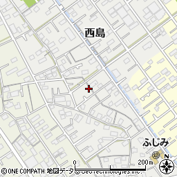 静岡県静岡市駿河区西島312-36周辺の地図