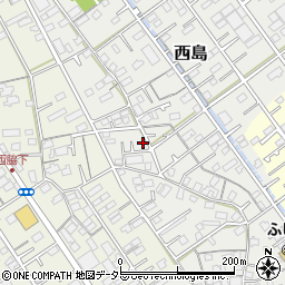 静岡県静岡市駿河区西島317周辺の地図