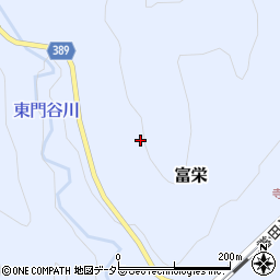 愛知県新城市富栄寺下周辺の地図