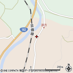 岡山県新見市哲西町矢田23周辺の地図