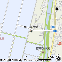 塩田公民館周辺の地図
