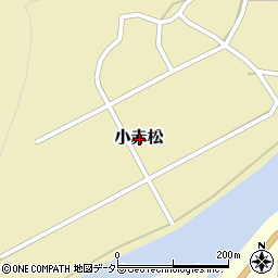 兵庫県佐用郡佐用町小赤松周辺の地図