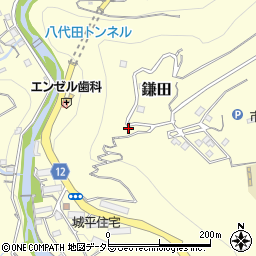 静岡県伊東市鎌田1265-45周辺の地図