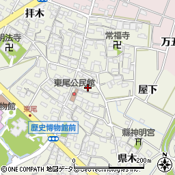 愛知県安城市安城町横町6周辺の地図