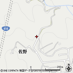 静岡県伊豆市佐野745周辺の地図