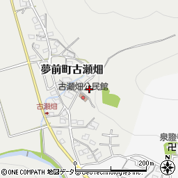 兵庫県姫路市夢前町古瀬畑周辺の地図