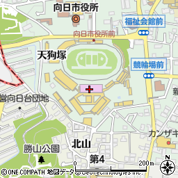 京都向日町競輪場周辺の地図