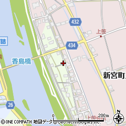 兵庫県たつの市新宮町吉島850-51周辺の地図