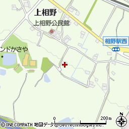 兵庫県三田市上相野294周辺の地図