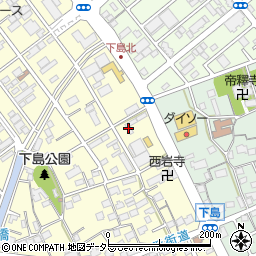 中部印刷株式会社　静岡営業所周辺の地図