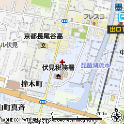 京都府京都市伏見区鑓屋町1070周辺の地図
