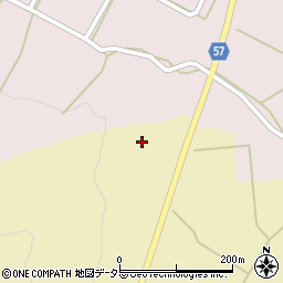 広島県庄原市東城町川鳥1352周辺の地図