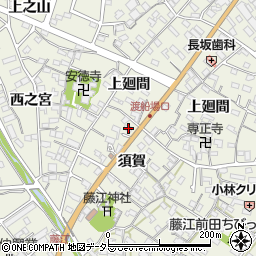 愛知県知多郡東浦町藤江須賀4周辺の地図