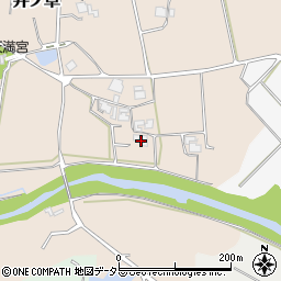 兵庫県三田市井ノ草320周辺の地図