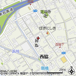 萩錦酒造周辺の地図