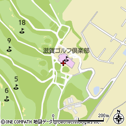 滋賀ゴルフ倶楽部周辺の地図