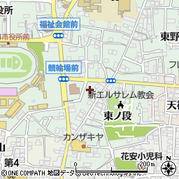 京都府向日市寺戸町中ノ段周辺の地図