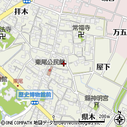 愛知県安城市安城町横町4-5周辺の地図