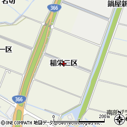 愛知県東浦町（知多郡）藤江（稲栄二区）周辺の地図