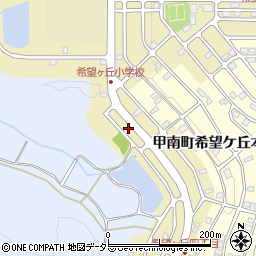 滋賀県甲賀市甲南町希望ケ丘4丁目27周辺の地図