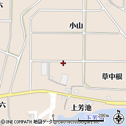 愛知県知多郡阿久比町草木草中根69周辺の地図