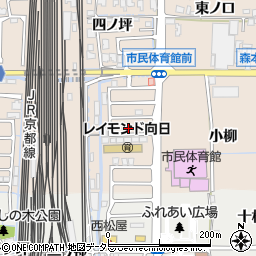 京都府向日市森本町石田周辺の地図