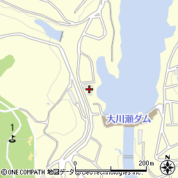 近畿農政局　鴨川・大川瀬ダム管理所周辺の地図