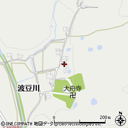 兵庫県三田市波豆川599周辺の地図