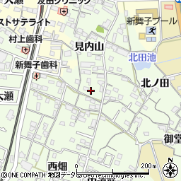 愛知県知多市大草見内山4-1周辺の地図