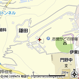 静岡県伊東市鎌田1004-8周辺の地図