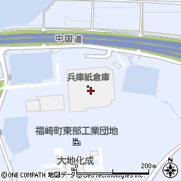 兵庫紙倉庫周辺の地図